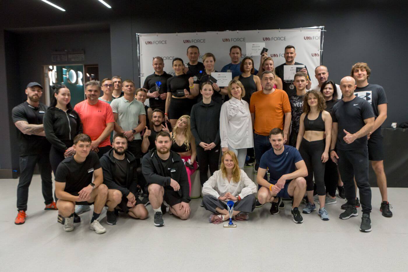 Команда фітнес-комплексу UNIFORCE